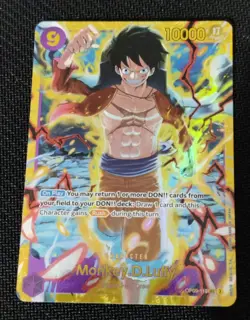One Piece EN OP09-119 Monkey .D. Luffy SEC Alt Art NM-MT - Image 1