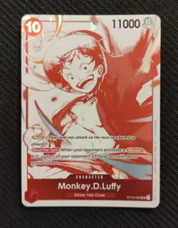 One Piece ST10-006 Monkey D Luffy SR NM-MT - Image 1