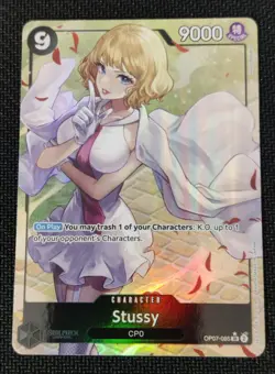 One Piece EN OP07-085 Stussy SR Alt Art NM-MT - Image 1