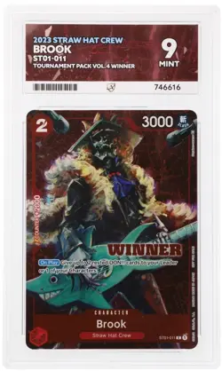 One Piece EN ST01-011 Brook C T.Pack Vol.4 Winner Ace MT 9 - Image 1