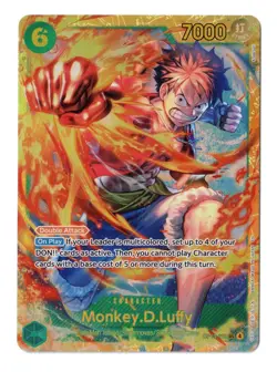 One Piece EN OP13-118 Monkey.D.Luffy SEC NM-MT - Image 1