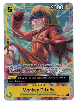 One Piece EN OP07-109 Monkey.D.Luffy SR NM-MT - Image 1