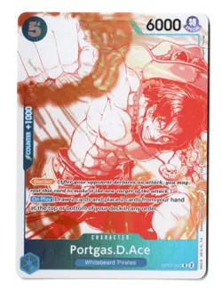 One Piece EN OP07-053 Portgas.D.Ace R Promo NM-MT - Image 1