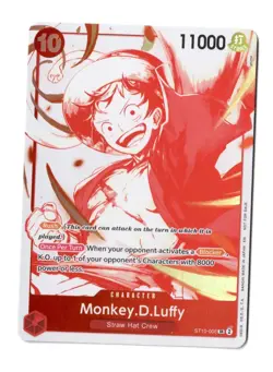 One Piece EN ST10-006 Monkey.D.Luffy SR Promo NM-MT - Image 1