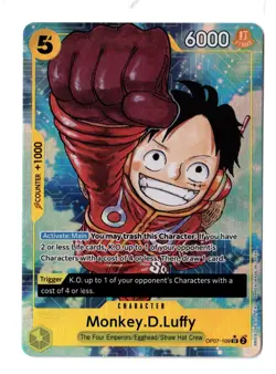One Piece EN OP07-109 Monkey.D.Luffy SR NM-MT - Image 1