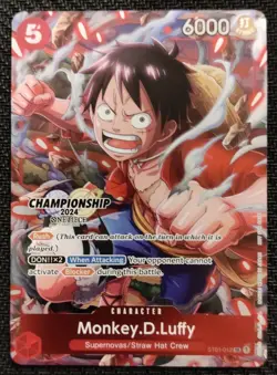 One Piece EN ST01-012 Monkey D. Luffy SR Championship NM-MT - Image 1