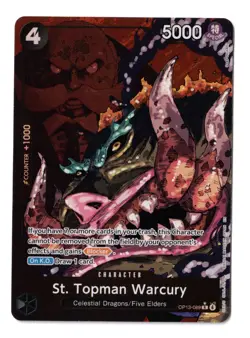 One Piece EN OP13-089 St. Topman Warcury R NM-MT - Image 1