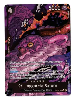 One Piece EN OP13-083 St. Jaygarcia Saturn R NM-MT - Image 1