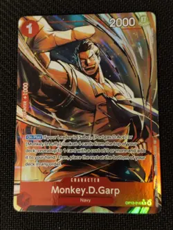 One Piece EN OP13-016 Monkey .D. Garp R Alt Art NM-MT - Image 1