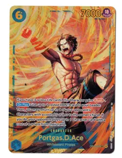 One Piece EN OP13-119 Portgas.D.Ace SEC NM-MT - Image 1