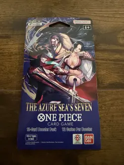 One Piece OP14 The Azure Sea’s Seven Sleeved Booster Pack Lot Of 10 - Image 3
