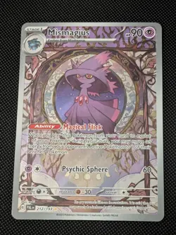 Pokemon Mismagius 212/193 Sv02: Paldea Evolved Illustration Rare Holo Card - Image 1