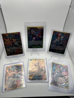 Bandai One Piece Card Game Foil sec lot of x6 Cards Lot Sabo Mihawk Koby Ace - Image 1