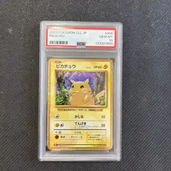 PSA 10 GEM MINT Pikachu Holo CLB 008/034 Pokemon Card Game Classic Collection - Image 1