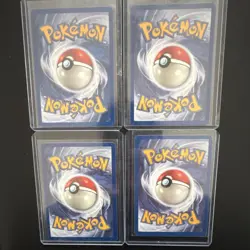 1stEdition Team Rocket Eevee, Dark Jolteon, Dark Vaporeon, Dark Flareon Card Lot - Image 2