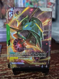 Gundam Card Game Dual Impact GD02 Elmeth GD02-020 LR+ Alt Art Holo Foil Rare - Image 1