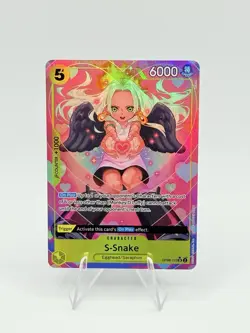 S-Snake One Piece TCG Two Legends OP08-112 Alt Art Super Rare card - Image 1