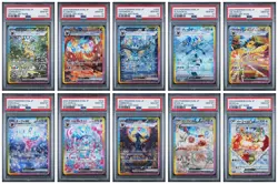 PSA 10 Sequential Terastal Festival SAR Graded Cards Eevee and Evolutions - Image 1