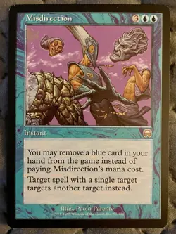 MTG Misdirection Mercadian Masques Regular - Image 1
