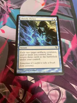 MTG - GHOSTLY FLICKER - COMMON - AVACYN RESTORED - LP - Image 1