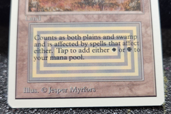 Scrubland Unlimited Dual Land Mtg Magic the Gathering 1993 - Amazing! - Image 4