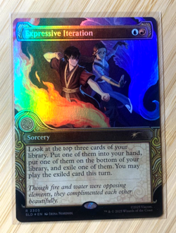 Expressive Iteration (Rainbow Foil) Secret Lair Drop Foil Avatar NM MTG - Image 1