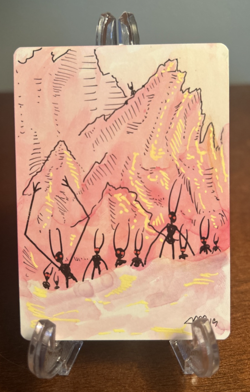 MTG Demonic Hordes Revised Signed Sketched Jesper Myrfors Artist Proof AP - Image 1