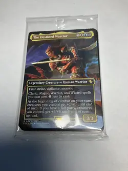 MTG The Destined Warrior (443/843) Final Fantasy Commander LP - Image 2