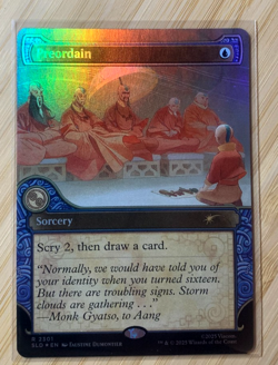 Preordain (2301) (Rainbow Foil) FANTASTIC Condition - Secret Lair Drop Foil NM - Image 1
