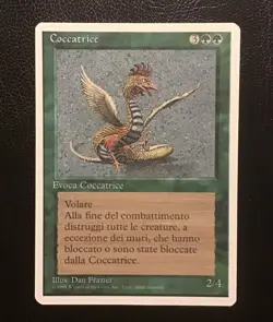 Magic The Gathering COCCATRICE NUOVA PSA 10 MTG ITA MINT #52C - Image 1