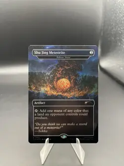 MTG Shu Jing Meteorite Foil R 7062 Secret Lair: Avatar: The Last Airbender Bonus - Image 1