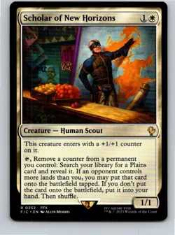 Magic the Gathering Scholar of New Horizons Final Fantasy Commander MTG - Image 1