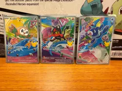 Pokemon 2026 First Partner Illustration Collection Series 1 Promos Set 43-45 #ML - Image 1