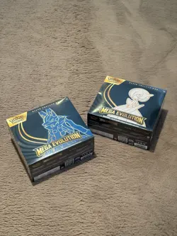 Pokemon TCG Mega Evolution ETB Elite Trainer Box Lucario & Gardevoir Pair Sealed - Image 1