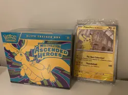 Pokemon TCG Ascended Heroes ETB Sealed New English & Pikachu at the Museum Jumbo - Image 1
