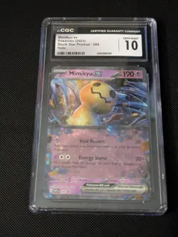 2023 Pokemon Mimikyu ex Black Star Promos 004 CGC 10 - Image 1