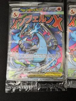 2x Mega Charizard X EX 023 Sealed W/ Oricorio Pokemon Mega Evolution Promos - Image 2