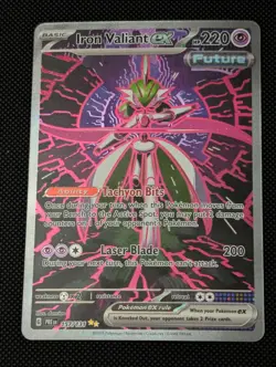 Pokemon Iron Valiant ex Special Illustration Rare Holo 157/131 Prismatic Evolut… - Image 1