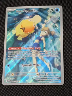 2025 POKEMON DRI EN-DESTINED RIVALS #193 MISTY'S PSYDUCK IR - Image 1