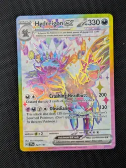 Pokemon Hydreigon EX 223/191 Secret Rare Rainbow Holo Full Art – NM/Mint - Image 1