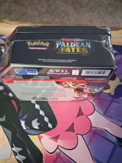 Pokemon TCG Paldean Fates Shiny Charizard ex 5-Pack Tin - Sealed - Image 2