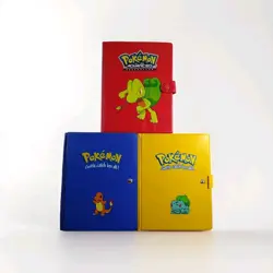 ⭐Vintage Pokemon Charmander Binder Blue, Treeko Bulbasaur (Broken) Toysite 1999 - Image 1