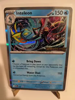 Pokemon TCG Inteleon MEP 002 Promo ME: Mega Evolution Promos - Image 1