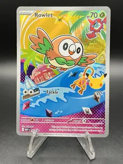 Pokemon TCG Rowlet, Litten, Popplio 043/044/045 Black Star Promo First Partner - Image 2