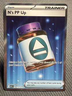 N's PP Up Full Art Ultra Rare 262/217 Pokemon Ascended Heroes English NM - Image 1