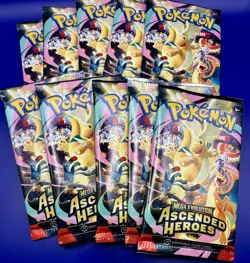 Lot of 10x Pokemon Ascended Heroes Booster Pack’s - **NEW FACTORY SEALED** - Image 1