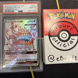 2019 Pokemon Hidden Fates Guzzlord GX Shiny Full Art SV74 PSA 10 Gem Mint! - Image 1
