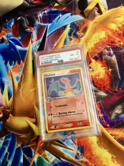 2007 POKEMON EX POWER KEEPERS #6 CHARIZARD-HOLO POWER KEEPERS PSA 8 - Image 2