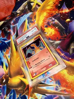 2007 POKEMON EX POWER KEEPERS #6 CHARIZARD-HOLO POWER KEEPERS PSA 8 - Image 3