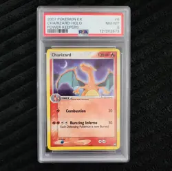 Pokemon PSA 8 Charizard 6/108 Holo EX Power Keepers 2007 NM - MT - Image 1